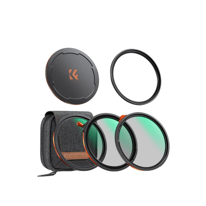 K&F 67-82mm Nano-X 3 in 1 Magnetic CPL + ND2-32 + Black Mist 1/4 Filter Kit Lens Filter K&F Concept