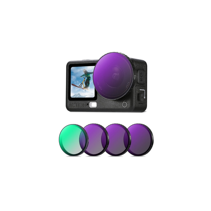 K&F 2749 4in1 Snap-On CPL + ND8/ND16/ND32 Filter for DJI Action 6 Lens Filter K&F Concept