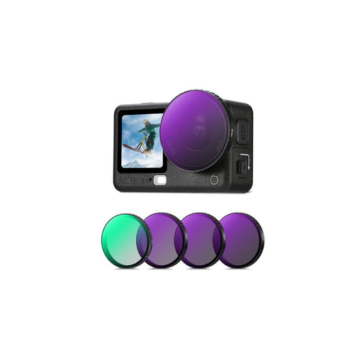 K&F 2749 4in1 Snap-On CPL + ND8/ND16/ND32 Filter for DJI Action 6 Lens Filter K&F Concept