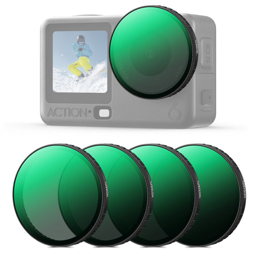 K&F 2750 ND/PL 4in1 Snap-On ND8/PL ND16/PL ND32/PL ND64/PL Filter for DJI Action 6 Lens Filter K&F Concept