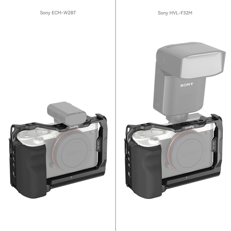 SmallRig 3212B Full Cage with Handle · Sony A7C · Aluminum · Arca-Swiss ภาพที่  3