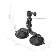SmallRig 3566 Portable Dual Suction Cup วัสดุแข็งแรงทนทาน