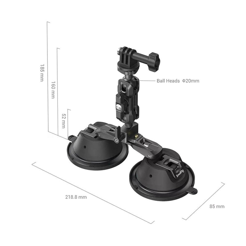 SmallRig 3566 Portable Dual Suction Cup วัสดุแข็งแรงทนทาน