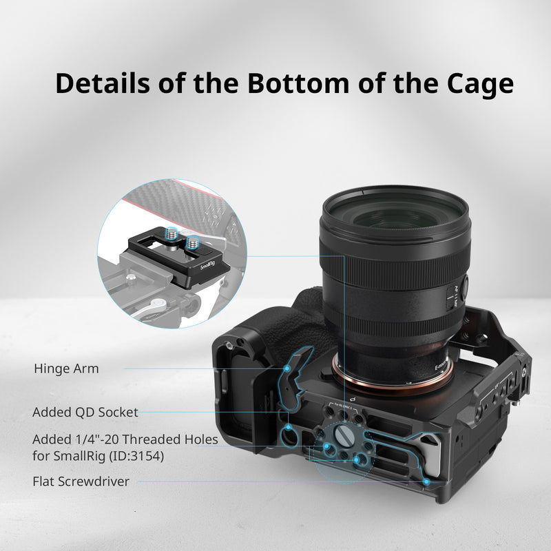 SmallRig 3667B Full Cage วัสดุแข็งแรงทนทาน