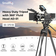 SmallRig 3751B Heavy-Duty Fluid Head Tripod ของแท้ ประกันศูนย์ไทย