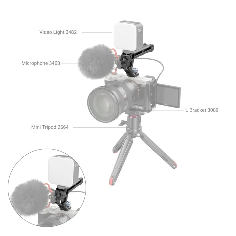 SmallRig 3764 Top Handle สำหรับงานวิดีโอมืออาชีพ