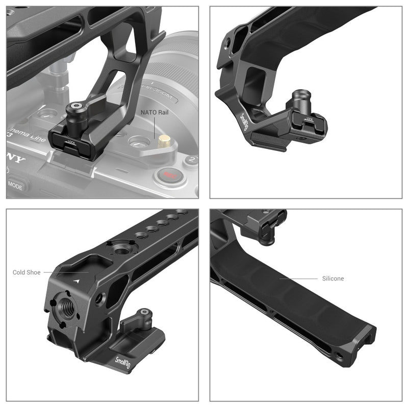 SmallRig 3766 NATO Top Handle วัสดุแข็งแรงทนทาน
