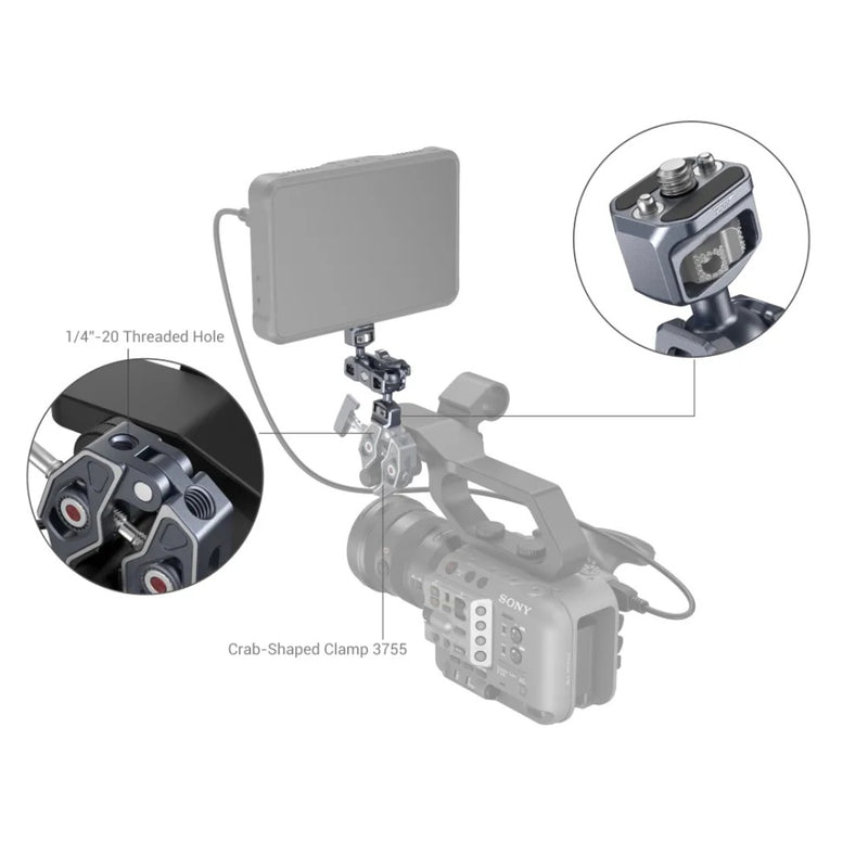 SmallRig 3873 Magic Arm วัสดุแข็งแรงทนทาน