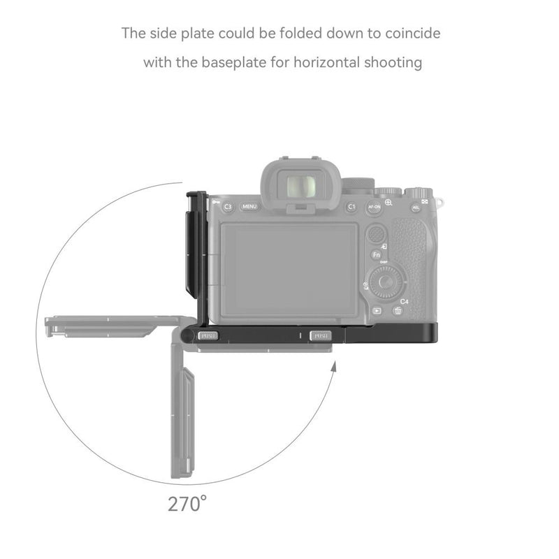 SmallRig 3984 Foldable L-Shape Mount Plate สำหรับงานวิดีโอมืออาชีพ
