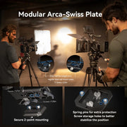 SmallRig Compact V-Mount Battery Mounting System วัสดุแข็งแรงทนทาน