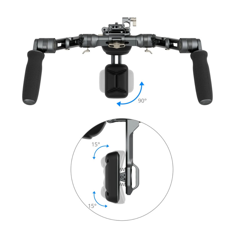 SmallRig 4181 HawkLock Shoulder Rig SR007 สำหรับงานวิดีโอมืออาชีพ