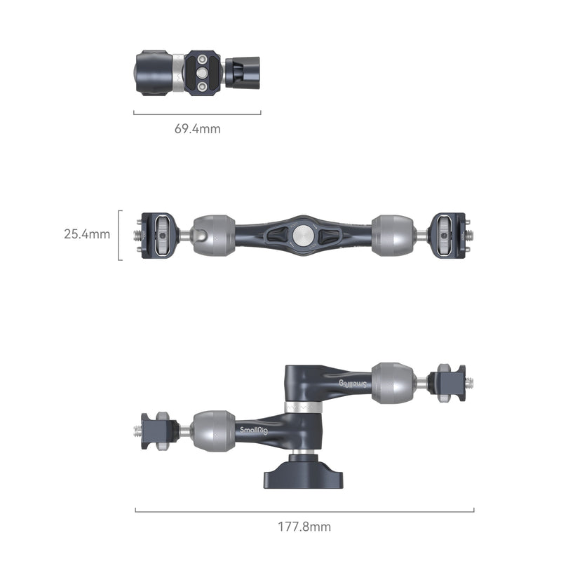SmallRig 4194 Magic Arm Rosette Arm สำหรับงานวิดีโอมืออาชีพ
