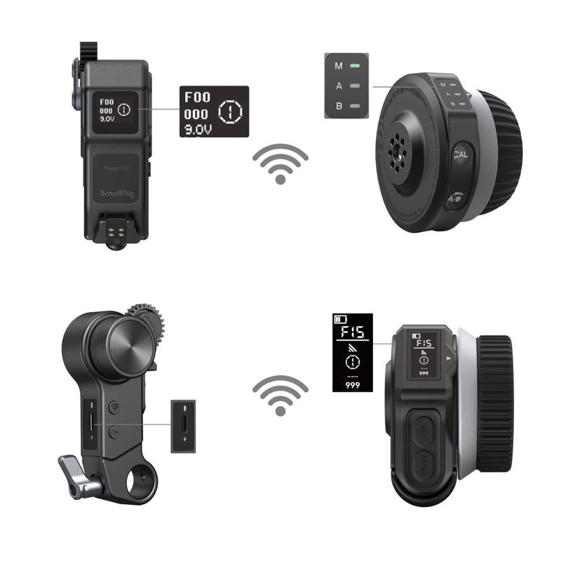 SmallRig 4296B Wireless Follow Focus Kit สำหรับงานวิดีโอมืออาชีพ