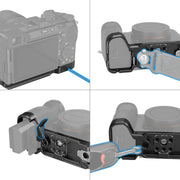 SmallRig 4438 4439 Bottom Mount Plate สำหรับงานวิดีโอมืออาชีพ