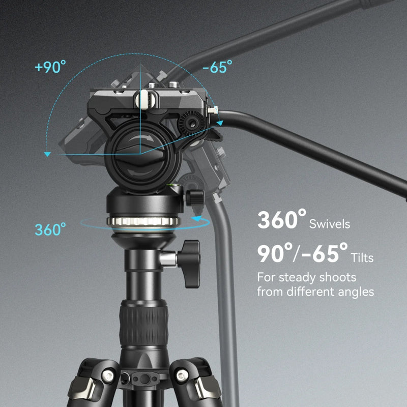 SmallRig 4475 Video Tripod Kit CT210 วัสดุแข็งแรงทนทาน