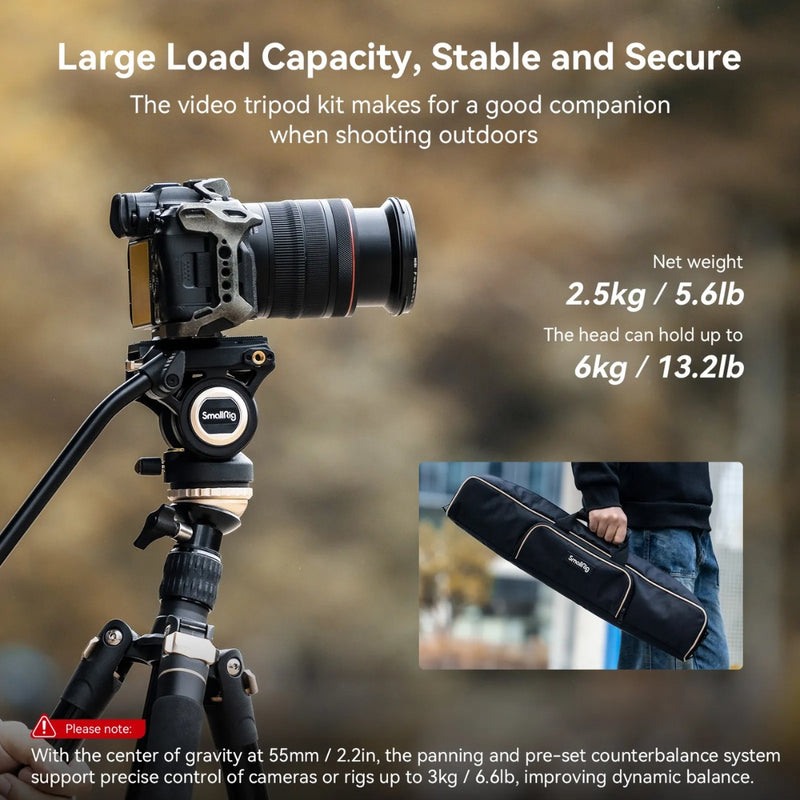SmallRig 4475 Video Tripod Kit CT210