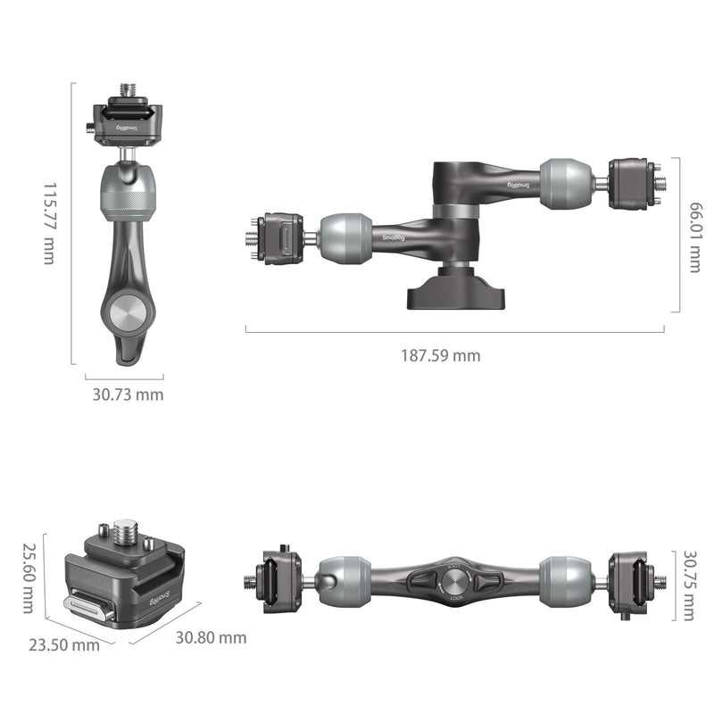 SmallRig 4490 HawkLock H21 Quick Release สำหรับงานวิดีโอมืออาชีพ