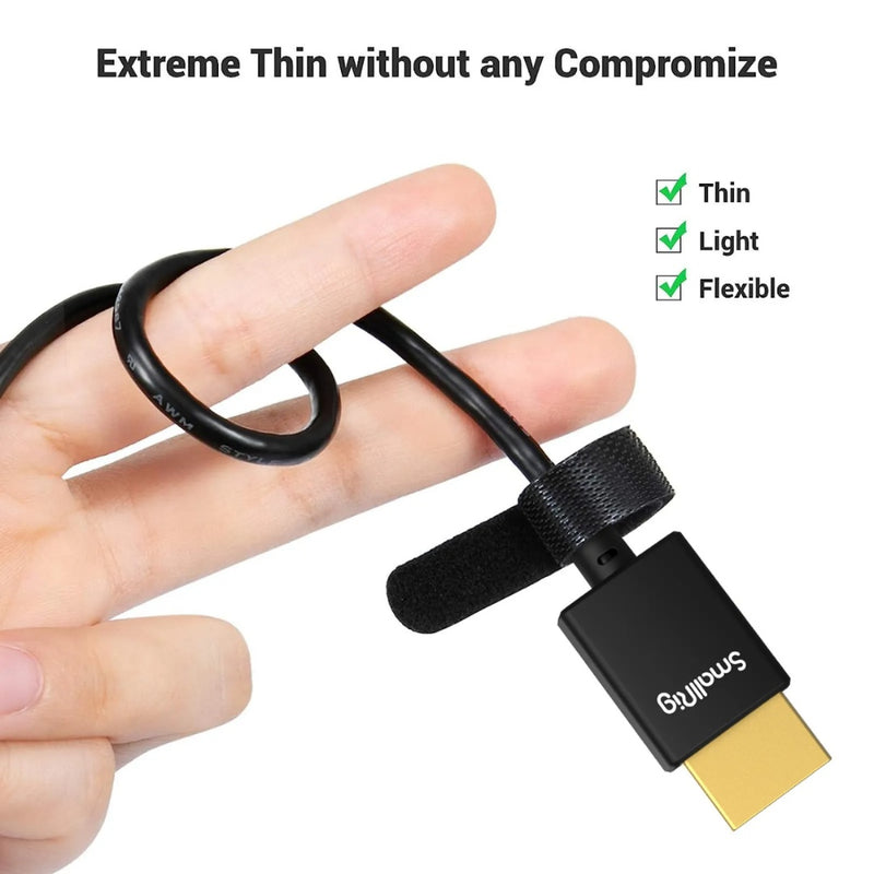 SmallRig Ultra-Slim 4K HDMI D–A วัสดุแข็งแรงทนทาน