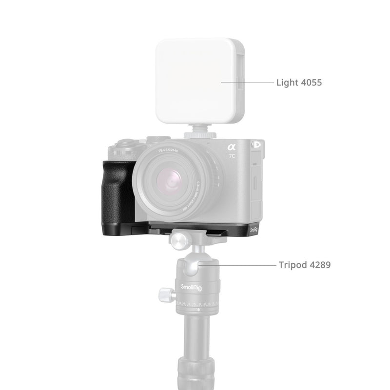 SmallRig 4797B L-Shape Mount Plate with Silicone Handle for Sony Alpha 7C II , 7CR