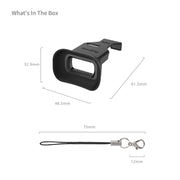 SmallRig 4819 Camera Viewfinder Eyecup สำหรับงานวิดีโอมืออาชีพ
