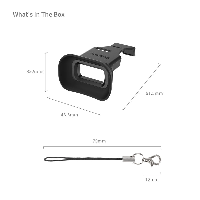 SmallRig 4819 Camera Viewfinder Eyecup สำหรับงานวิดีโอมืออาชีพ