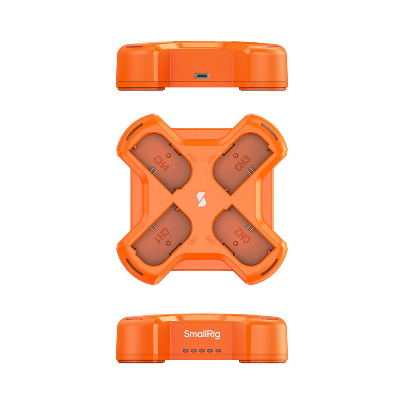 SmallRig 4838 LP-E6NH 4-Channel Camera Battery สำหรับงานวิดีโอมืออาชีพ
