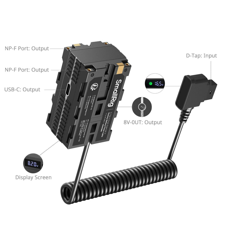SmallRig 4884 D-Tap to Dual-Sided NP-F ของแท้ ประกันศูนย์ไทย