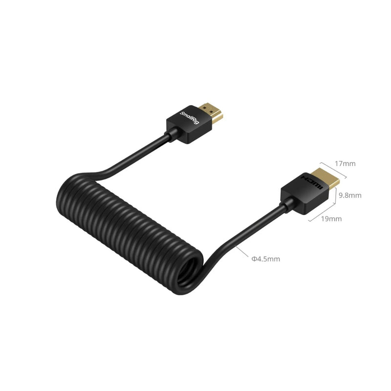 SmallRig Coiled HDMI Data Cable (A to A)