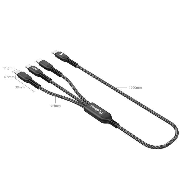 SmallRig 5079 3-in-1 USB-C Power Cable