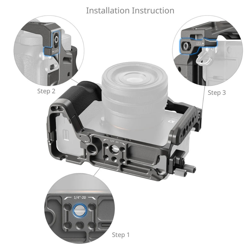 SmallRig 5198 HawkLock Quick Release Cage สำหรับงานวิดีโอมืออาชีพ