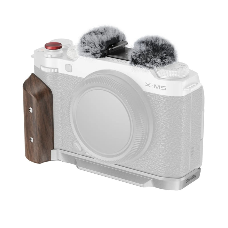 SmallRig 5260 5261 L-Shape Mount Plate with Wooden Handle for FUJIFILM X-M5