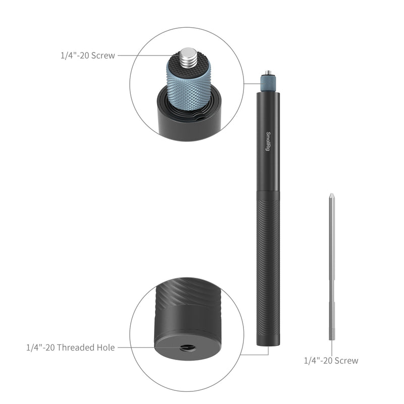 SmallRig 5270 Selfie Stick สำหรับงานวิดีโอมืออาชีพ