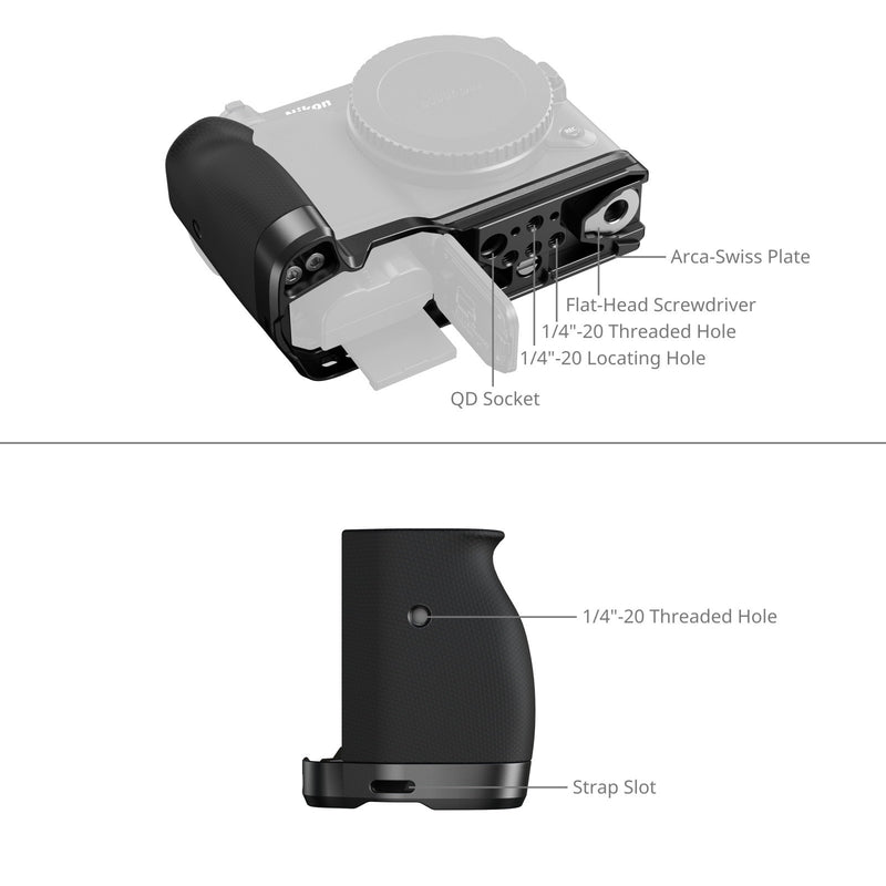 SmallRig 5466 L-Shaped Handle Cage Kit สำหรับงานวิดีโอมืออาชีพ