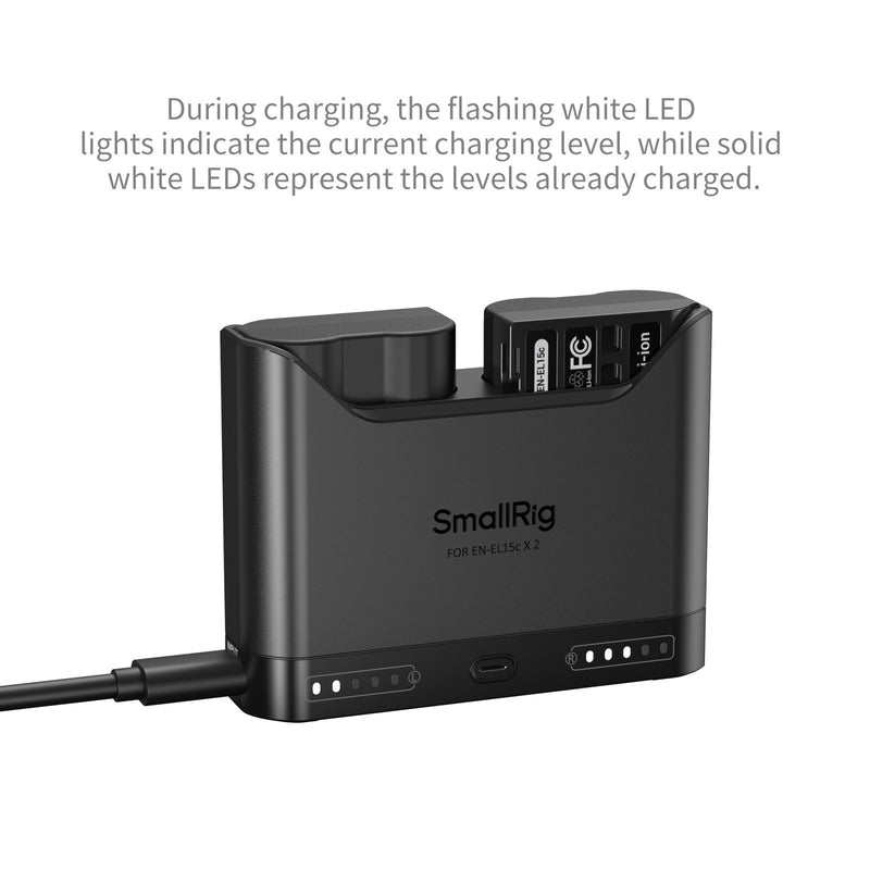 SmallRig 5491 Camera Battery Charger สำหรับงานวิดีโอมืออาชีพ