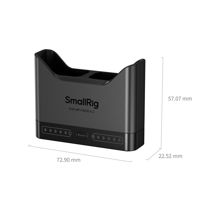 SmallRig 5493 Camera Battery Charger วัสดุแข็งแรงทนทาน