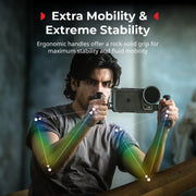 SmallRig 5540 5541 Mobile Dual Handheld วัสดุแข็งแรงทนทาน