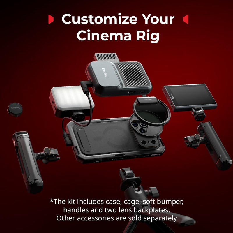 SmallRig 5540 5541 Mobile Dual Handheld ติดตั้งใช้งานง่าย