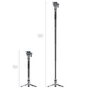 SmallRig 5565 Carbon Fiber Video Monopod สำหรับงานวิดีโอมืออาชีพ