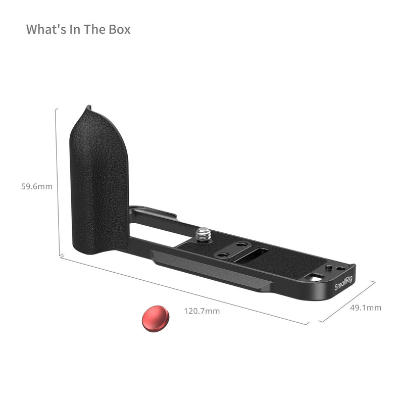 SmallRig 5663 5664 5665 L-Shaped Mount Plate with Silicone Handle for FUJIFILM X-T30 / X-T30 II / X-T30 III