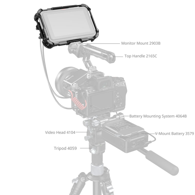 SmallRig 5708 Monitor Cage Kit for Atomos Ninja TX / TX GO