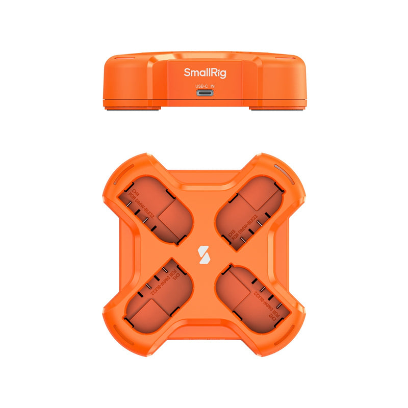 SmallRig 5748 Four-Channel Camera Battery Charger สำหรับงานวิดีโอมืออาชีพ