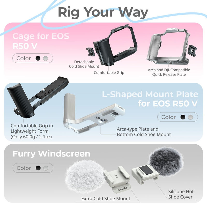 เคจกล้อง SmallRig 5766 Cold Shoe ถอดได้