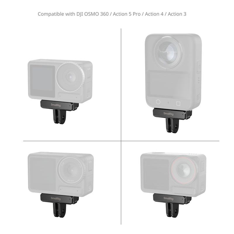 SmallRig 5813 Quick Release Mount Adapter for DJI Osmo 360 / Action 5 Pro / 4 / 3