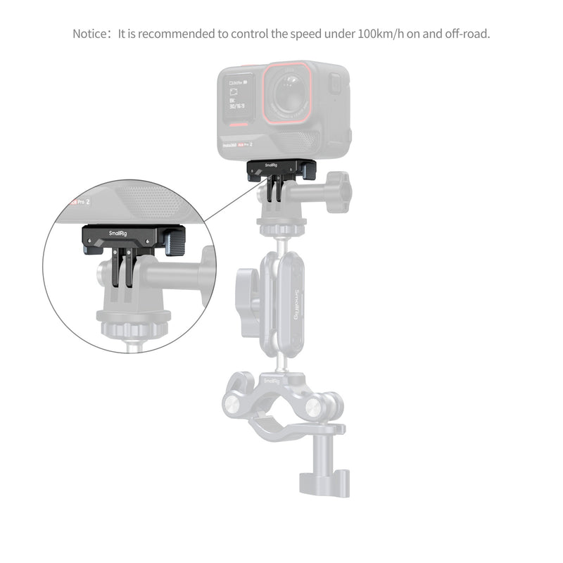 SmallRig 5814 Quick Release Mount Adapter สำหรับงานวิดีโอมืออาชีพ