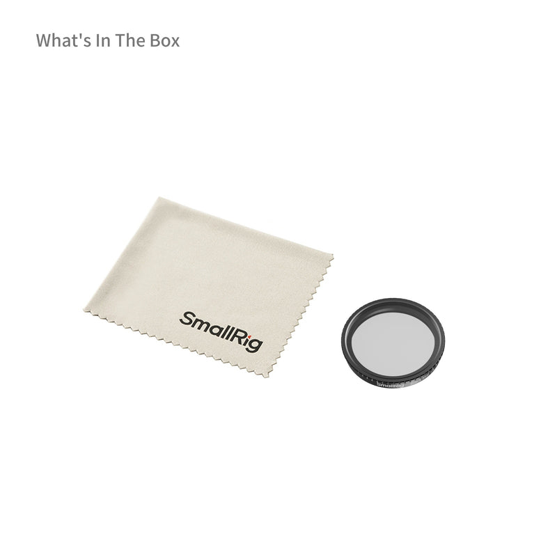 SmallRig 5836 Attachable 1/4 Black Mist Filter for DJI Osmo Action 5 Pro / 4