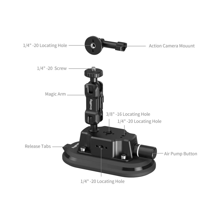 SmallRig 5842 3 × 6" Car สำหรับงานวิดีโอมืออาชีพ