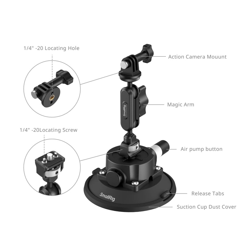 SmallRig 5855 5856 4.5"/ 6" Suction ของแท้ ประกันศูนย์ไทย