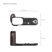 SmallRig 5906 L-Shaped Mount Plate with Wooden Handle for Nikon ZR