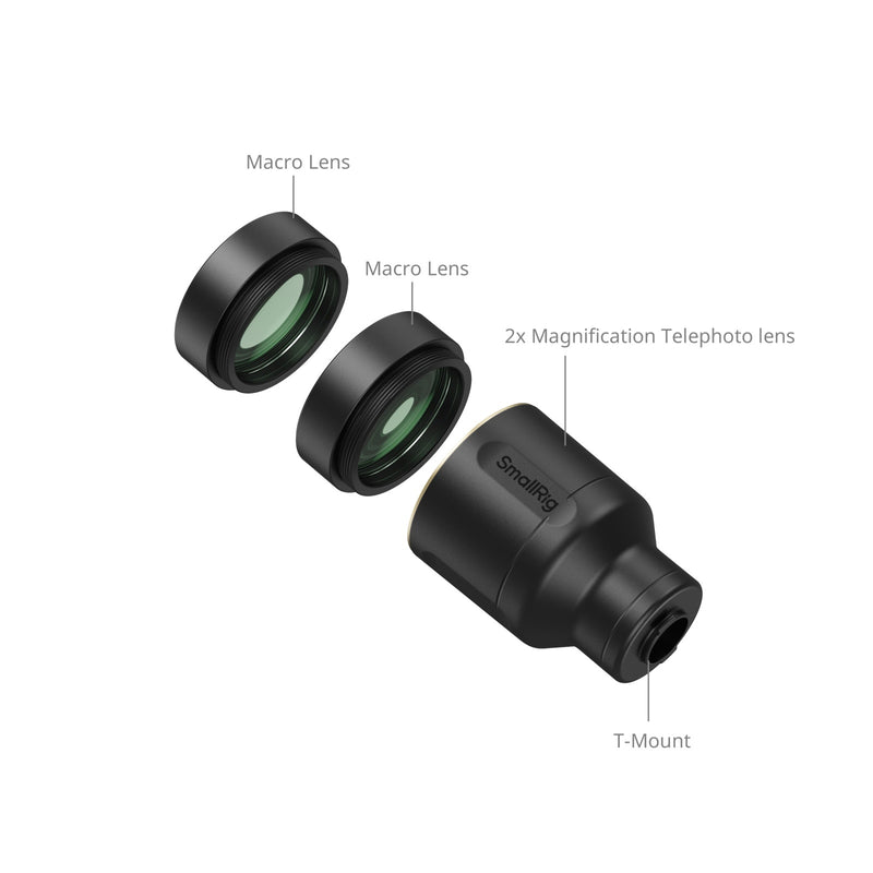 SmallRig 5334 2× Magnification Telephoto & วัสดุแข็งแรงทนทาน