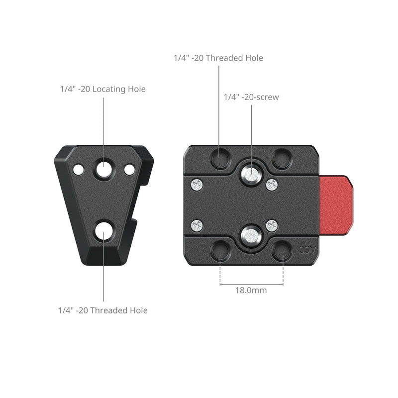 SmallRig 6021 Quick Release V-Lock Mount ของแท้ ประกันศูนย์ไทย